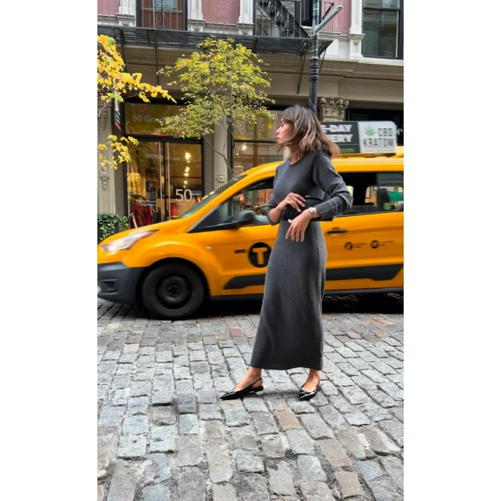 J.Crew Spring Street long-sleeve cashmere sweater-dress - Picture 2 of 9